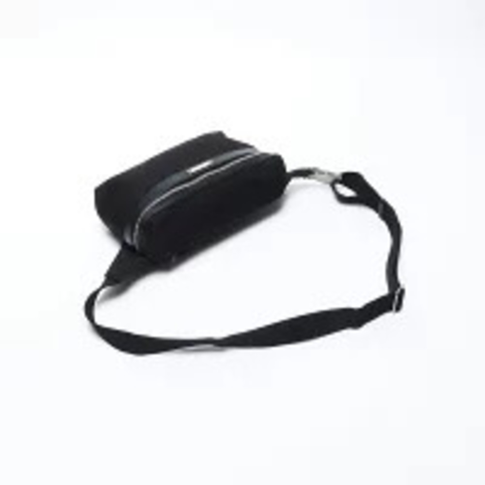 Yves Saint Laurent logo canvas waist bag shoulder black - Picture 10 of 13